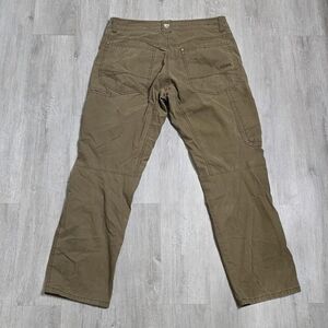 Kühl Khaki Cargo Pants Vintage Patina Dye Revolvr Size 34x30